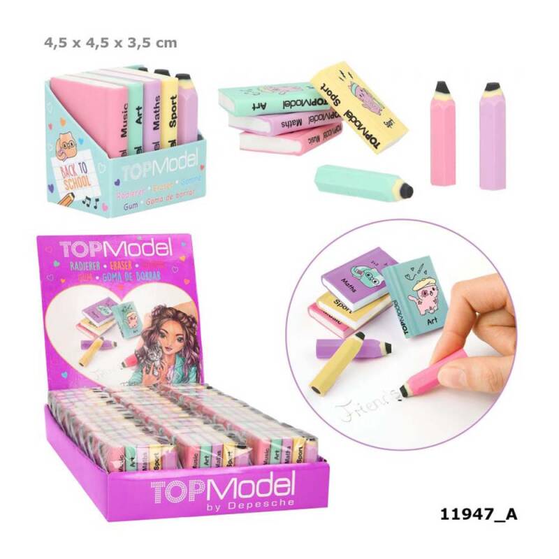 AGT 2019830001 TOPMODEL ERASER SET MİNİ SCHOOL - 1