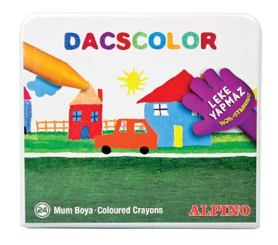 ALPİNO DC-050295 DACSCOLOR 24 LÜ MUM BOYA - 1