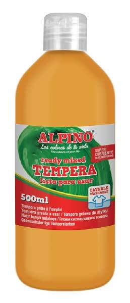 ALPİNO DM-176 TEMPERA SULUBOYA 500ML KOYU SARI - 1