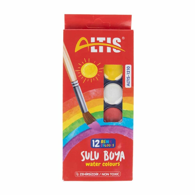 Altıs 1210 Büyük Sulu Boya 12Lİ - 1