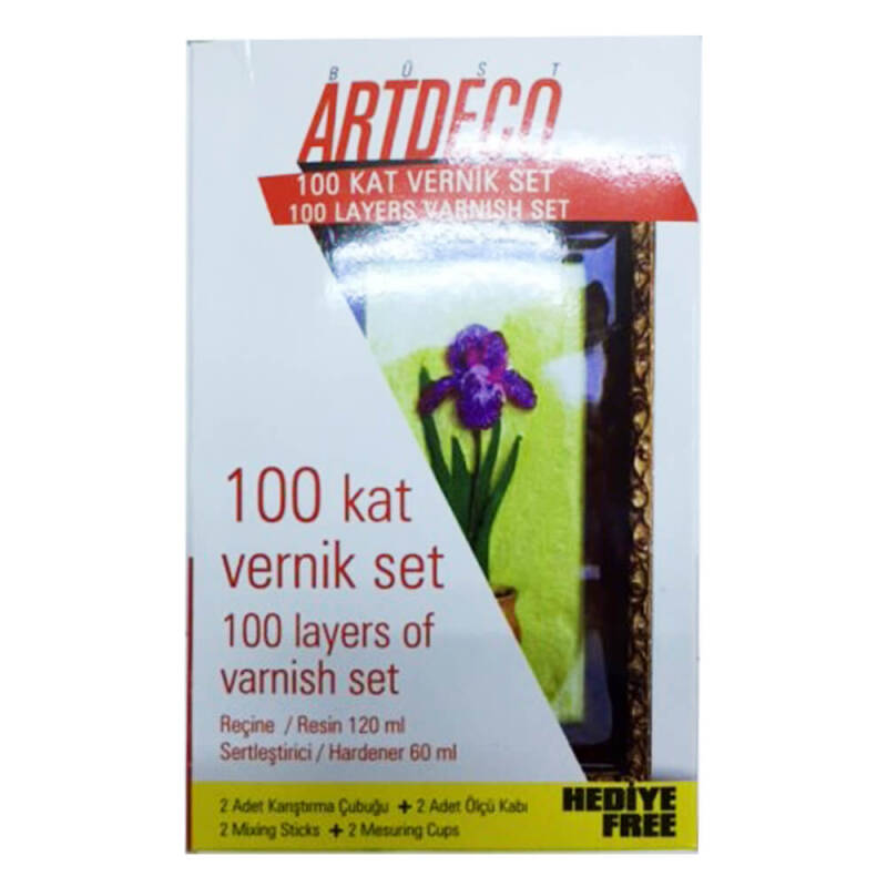 ARTDECO 053S-1 VERNİK SETİ 100 KAT - 1