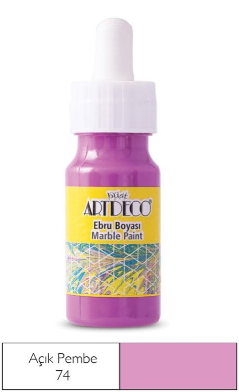 ARTDECO 16B-74 EBRU BOYASI 30ML AÇIK PEMBE - 1