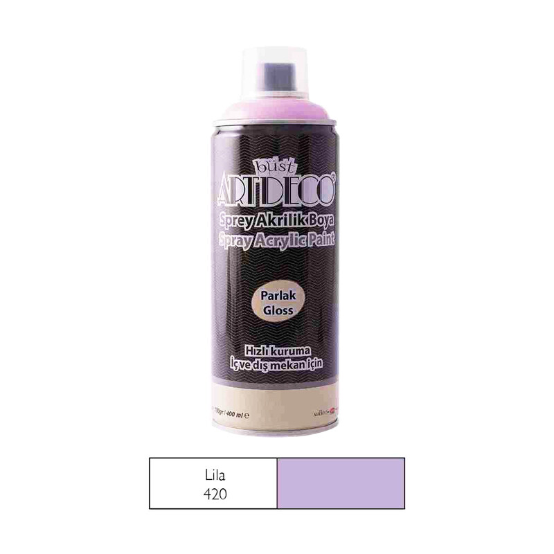 ARTDECO 400-420 SPREY BOYA 400ML LİLA - 1