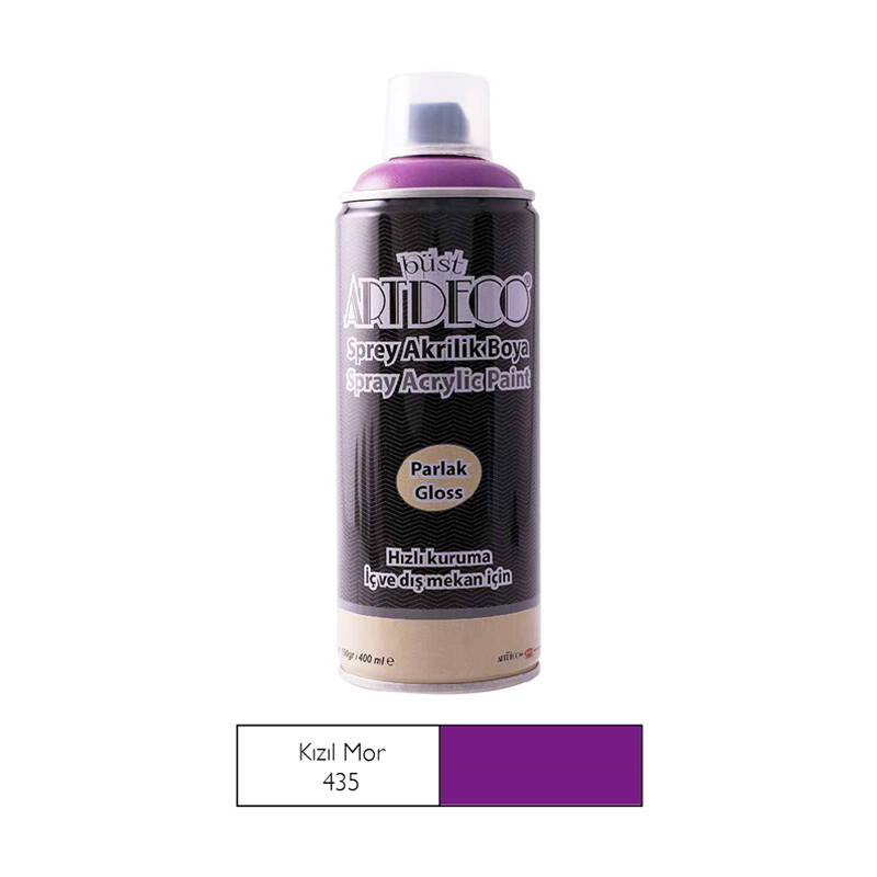 ARTDECO 400-435 SPREY BOYA 400ML KIZIL MOR - 1