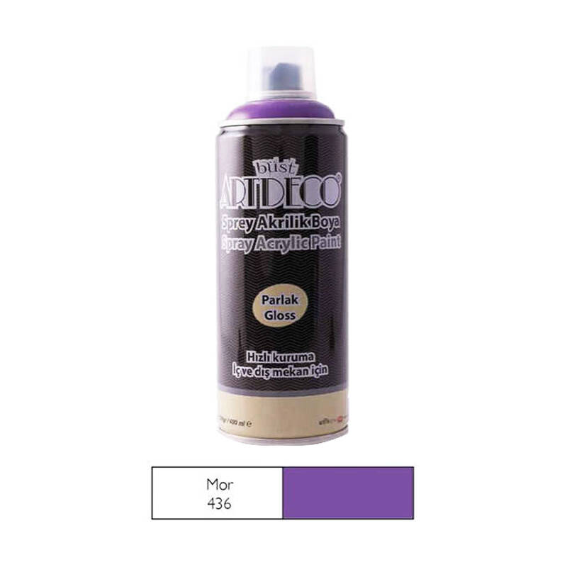 ARTDECO 400-436 SPREY BOYA 400ML MOR - 1