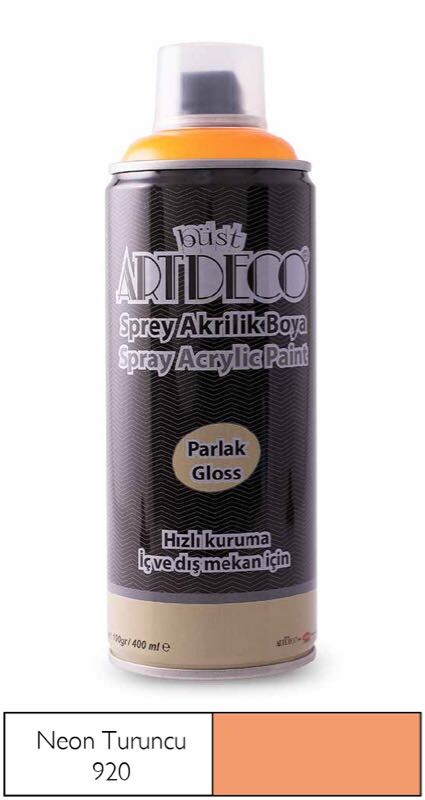 ARTDECO 400-920 SPREY BOYA 400ML NEON TURUNCU - 1