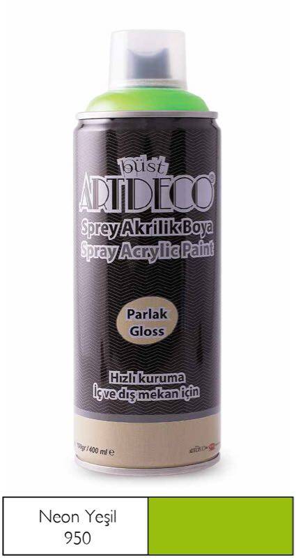 ARTDECO 400-950 SPREY BOYA 400ML NEON YEŞİL - 1