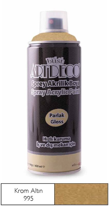 ARTDECO 400-995 SPREY BOYA 400ML CHROME GOLD - 1