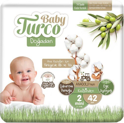 Baby Turco Çocuk Bezi Eko Paket No:2 42 Li - 1