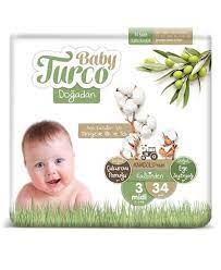 Baby Turco Çocuk Bezi Eko Paket No:3 34 Lü*5 - 1