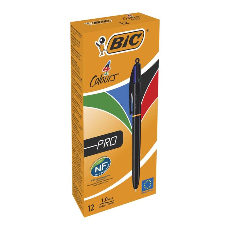 BİC 4 COLOURS PRO TÜKENMEZ KAL12Lİ KT 982869 - 1