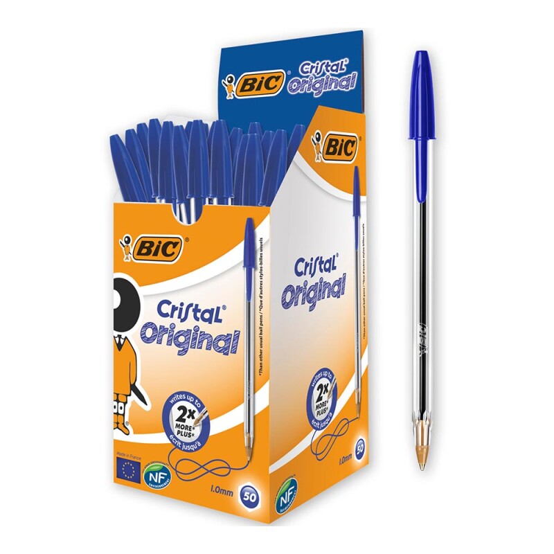 Bic Cristal Medium Tükenmez Kalem Mavi 50 li - 1