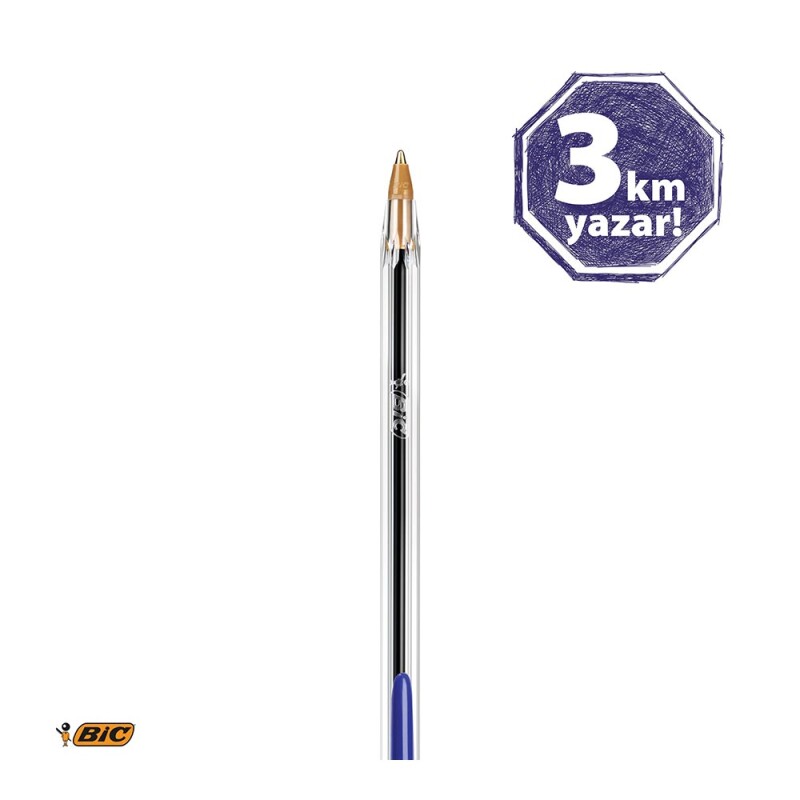 Bic Cristal Medium Tükenmez Kalem Mavi 50 li - 3