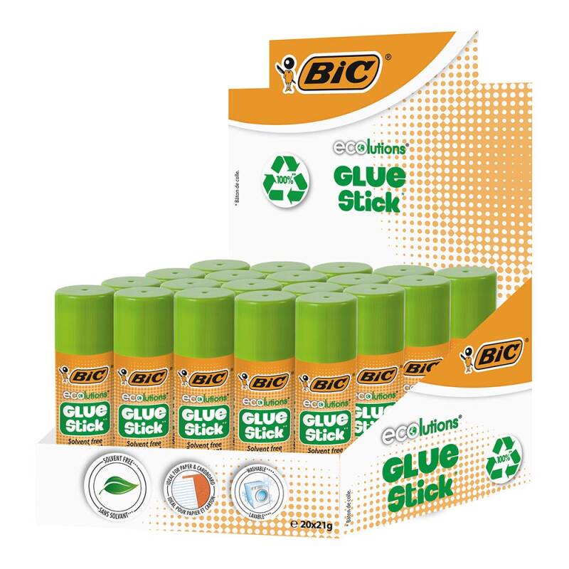 Bic Eco Glue Stick 21gr 20li 8923452 - 1