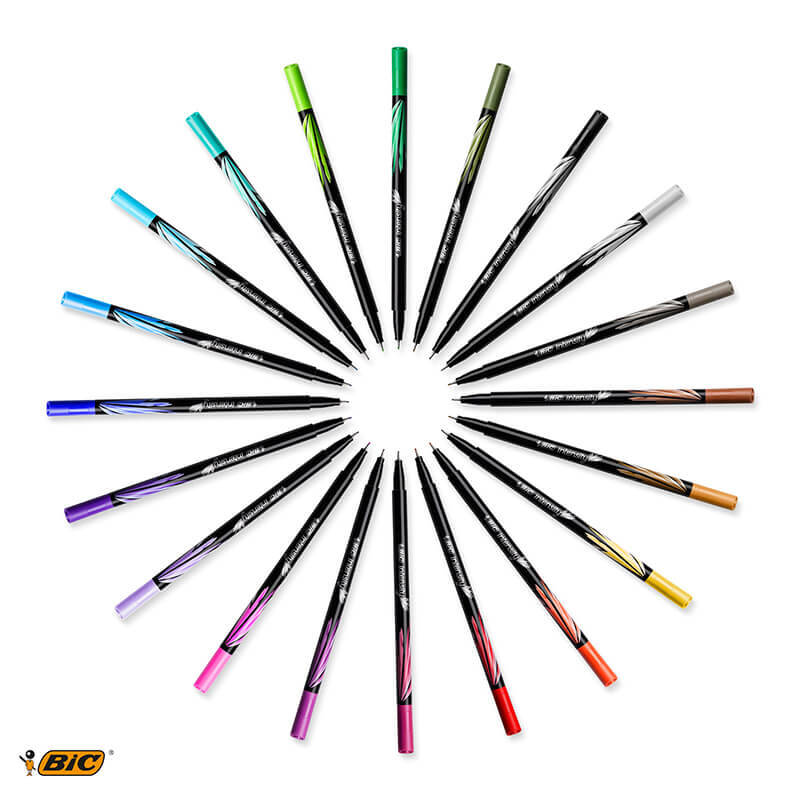 BİC INTENSITY FINE LINER MOR 12Lİ KT 942066/934426 - 3