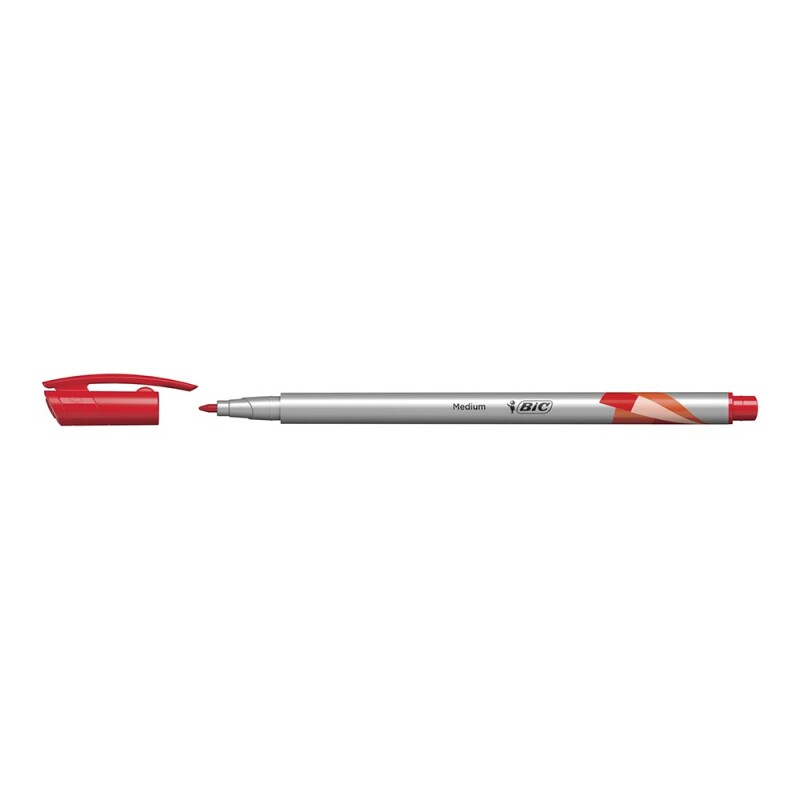 BİC INTENSITY MEDIUM LINER KIRMIZI 12Lİ KT 964847 - 3