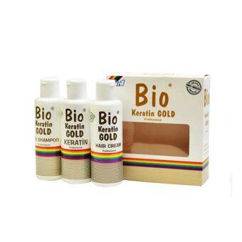 Bio Keratin Gold Brezilya Fönü Şampuan + Keratin + Krem 3 x 150 ML - 1