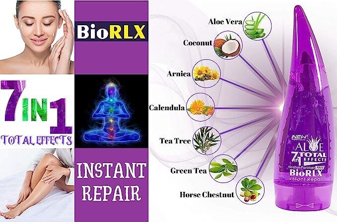 BioRLX %99 Aloe Vera+Collogen MOR 250ml 7 Total Effect - 3