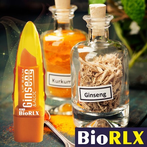 BioRLX Ginseng SPF15 Aloe Vera Lip Balm Color Free - 4