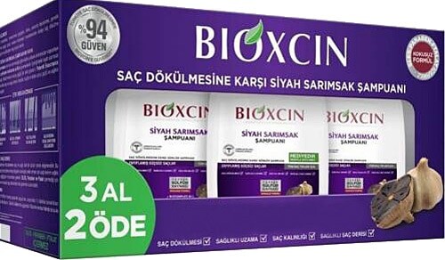 Bioxin Şampuan 3 Lü 300 Ml Siyah Sarımsak*12 - 1