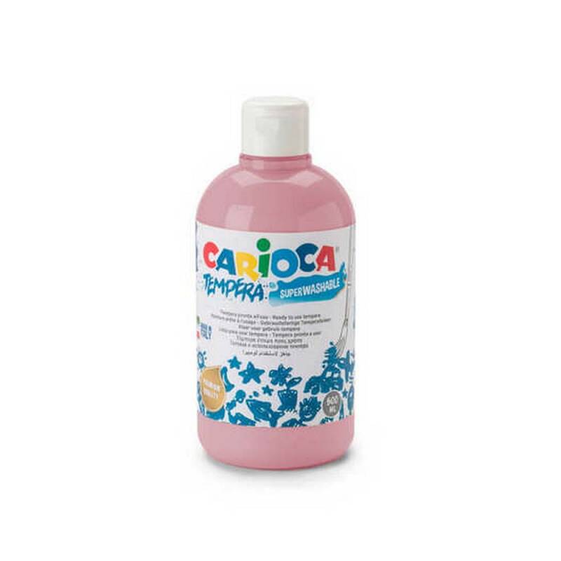 CARİOCA 09 TEMPERA BOYA YIKANABİLİR 500ML PEMBE - 1