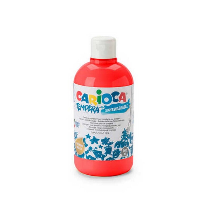 CARİOCA 10 TEMPERA BOYA 500ML KIRMIZI - 1