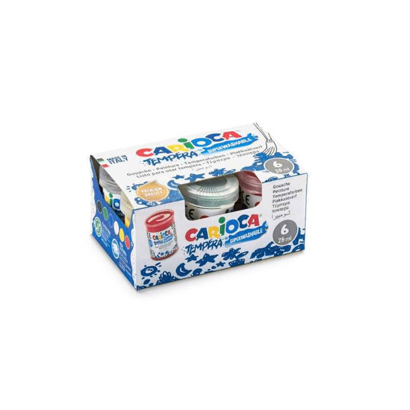 CARİOCA KO 022 TEMPERA BOYA 25GR 6LI - 1