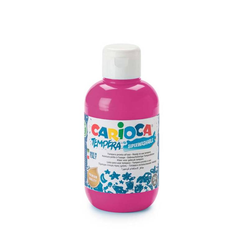 CARİOCA KO 024/05 TEMPERA SULUBOYA YIKANABİLİR 250ML FUŞYA - 1