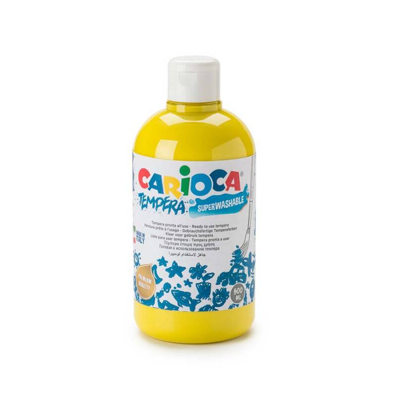 CARİOCA KO027/03 TEMPERA BOYA YIKANABİLİR 500ML SARI - 1