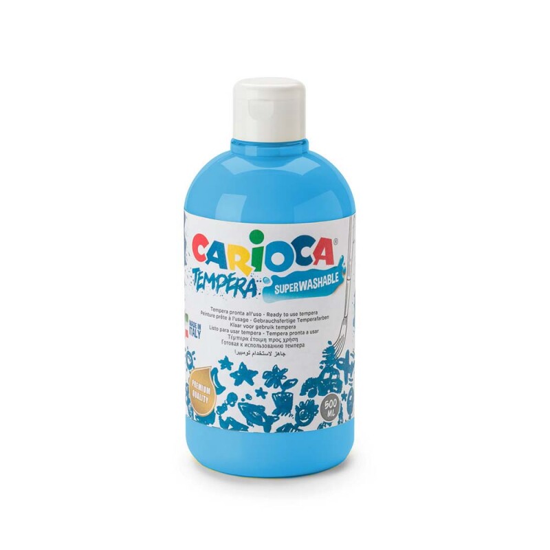 CARİOCA KO027/05 TEMPERA BOYA YIKANABİLİR 500ML MAVİ - 1