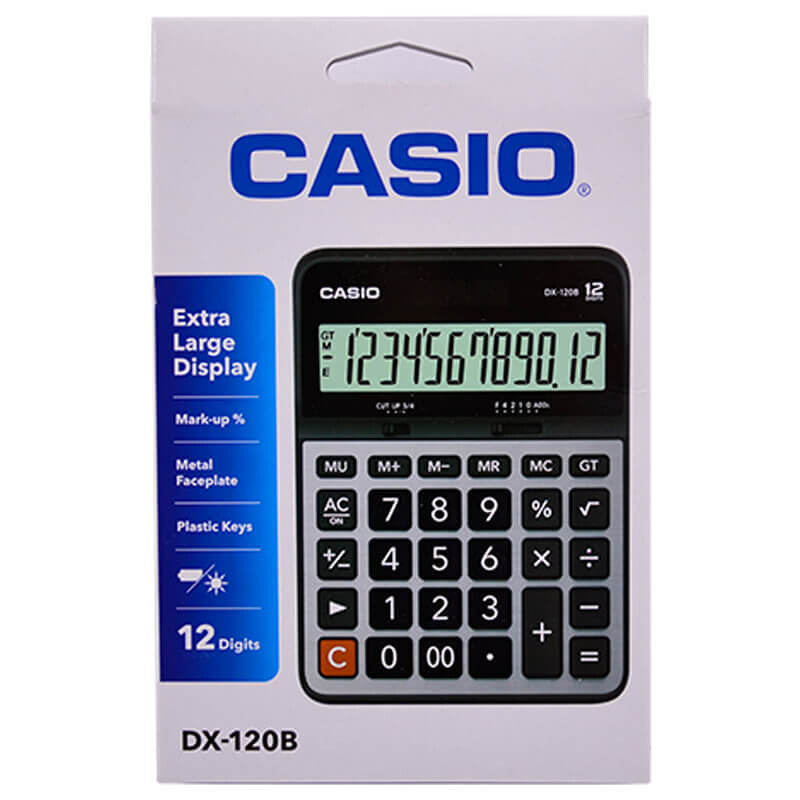 CASIO DX-120B HESAP MAKİNASI 12 HANE - 1