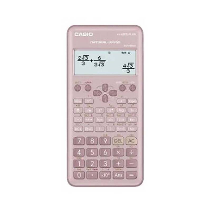 CASIO FX-82 ES PLUS RENKLİ HESAP MAKİNESİ FONKSİYONLU PEMBE - 1