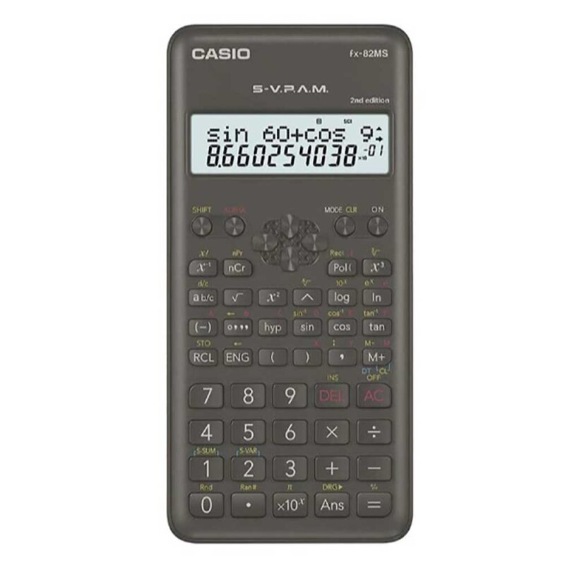 CASIO FX-82MS HESAP MAKİNASI 12 HANE FONK.. - 1