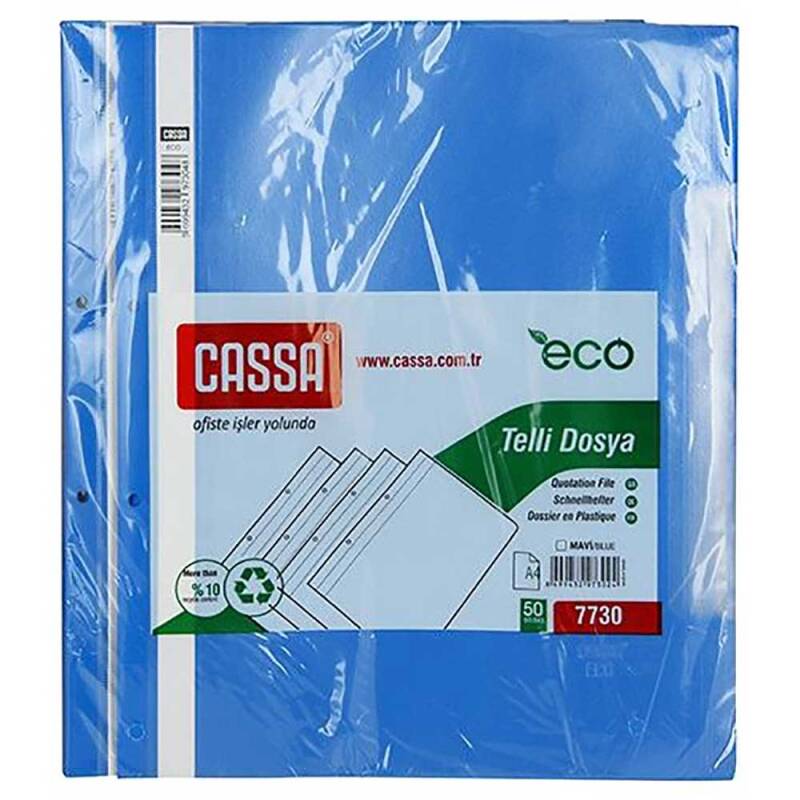 Cassa 7730 Eco Telli Dosya Mavi - 1