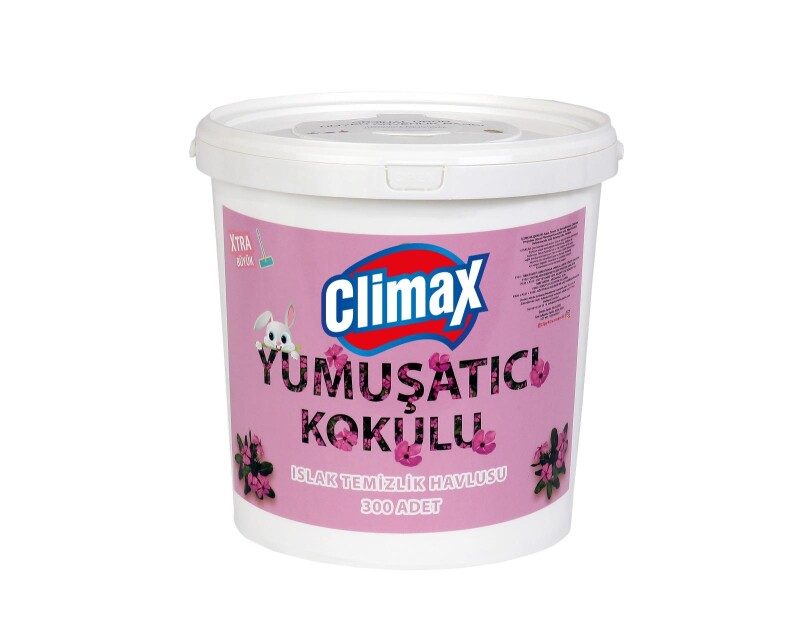 Climax Yumuşatıcı Kokulu Islak Yüzey Temizlik Havlusu 300 Adet - 1