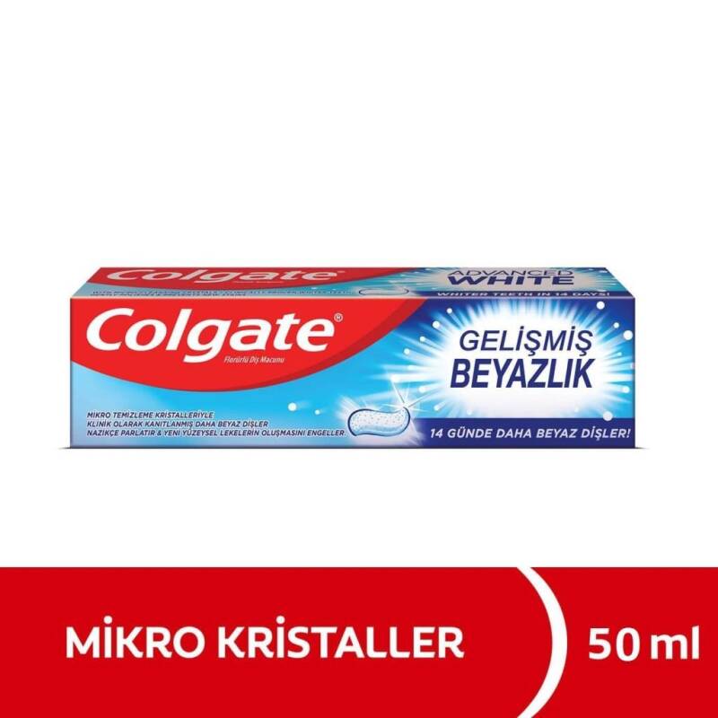 Colgate Gelişmiş Beyazlık Diş Macunu 50ml - 1