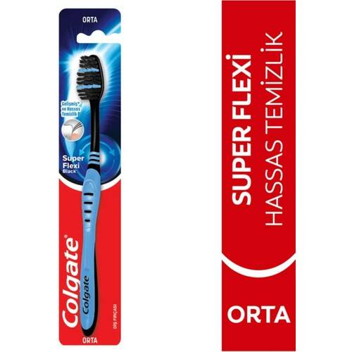 Colgate Super Flexi Siyah Diş Fırçası Orta Hassas Temizlik - 1