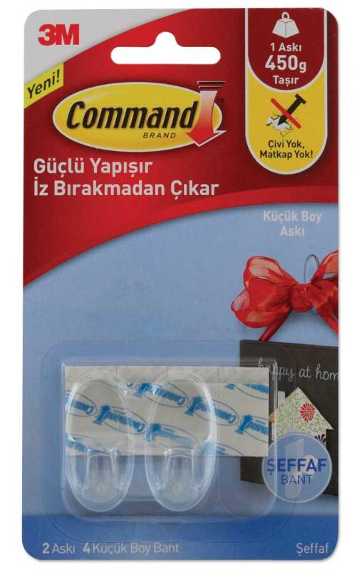 COMMAND 17092 KÜÇÜK BOY ŞEFFAF ASKI 0080-8183-6 - 1