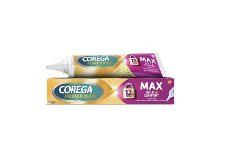 Corega Max Hold Comfort Diş Protezi Yapıştırıcı Krem 70g - 1