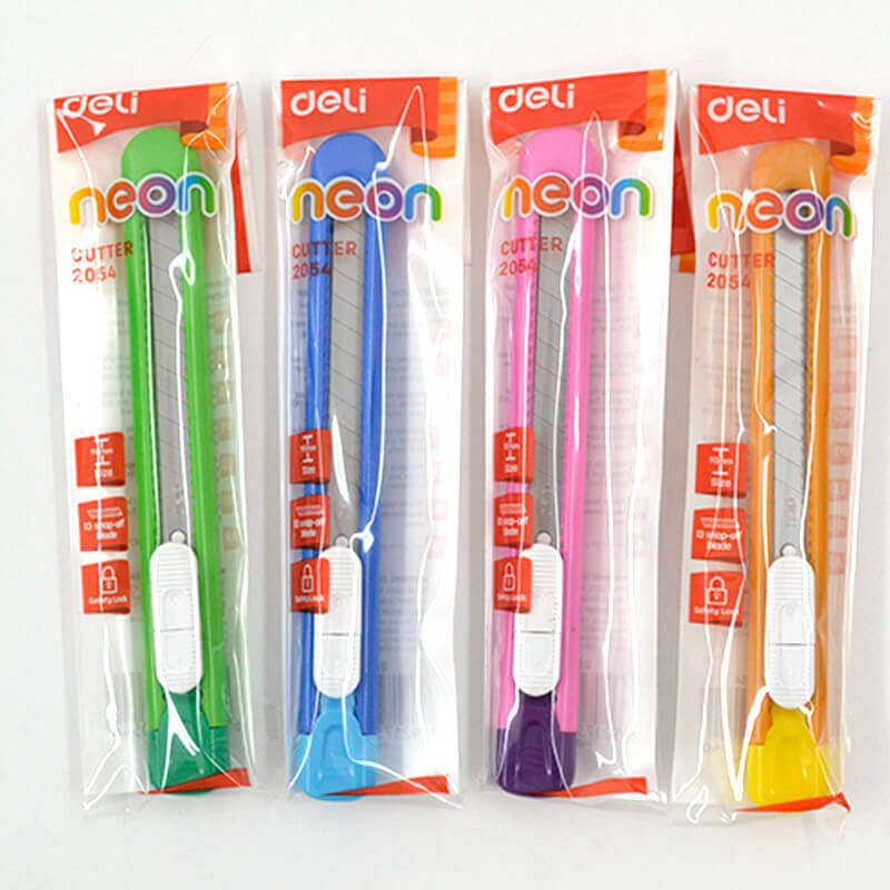 DELİ 2054 MAKET BIÇAĞI NEON 90MM/100019727 - 1