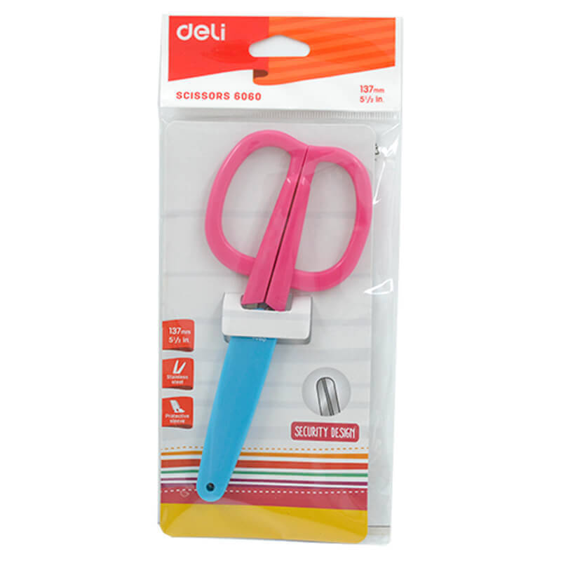 DELİ 6060 MAKAS RENKL KORUMALI 137MM / 100014524 - 3