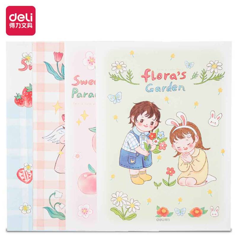 DELİ FB540 CUTE DAY DİKİŞLİ DEFTER ÇİZGİLİ B5 40 YP. / 100147417 - 1