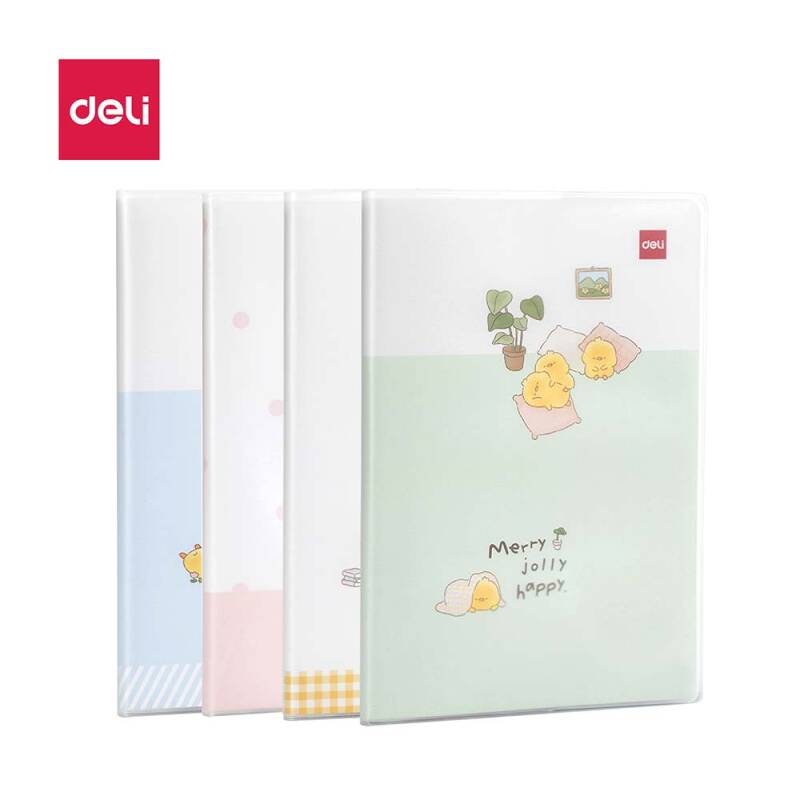 DELİ N301 EVA KAPAKLI DEFTER JOLLY HAPPY ÇİZGİLİ 72 YP. / 100161037 - 1