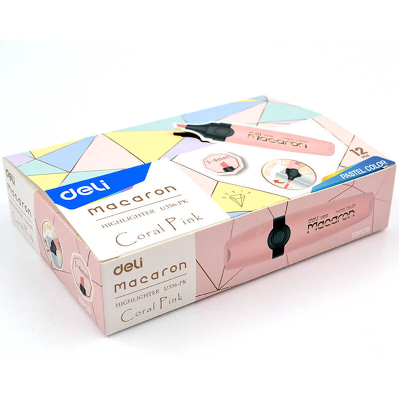 DELİ U356-PK FOSFORLU KALEM PASTEL PEMBE / 100133271 - 2