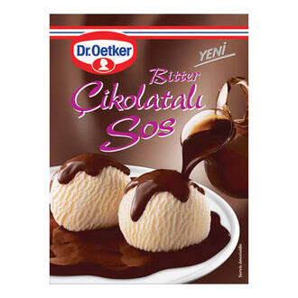 Dr.oetker Çikolatalı Sos 125 Gr Bitter*24 - 1