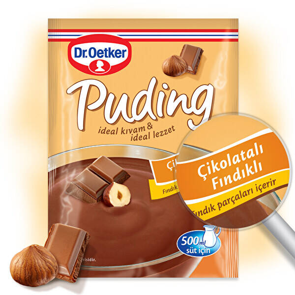 Dr.oetker Puding 102 Gr Çikolata Fındık*12*2 - 1