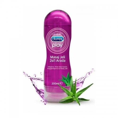 Durex Play 2si1 Arada Aloe Vera içeren Kayganlaştırıcı ve Masaj Jeli 200 ml - 1