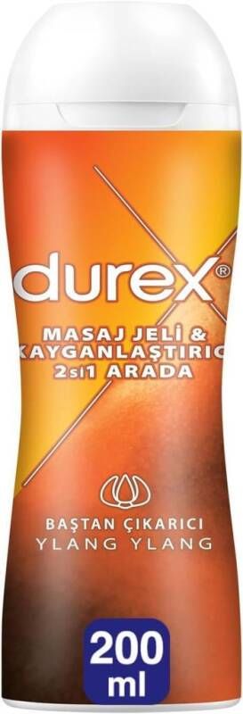 Durex Play 2si1 Arada Baştan Çıkarıcı Ylang Ylang Sensual Kayganlaştırıcı ve Masaj Jeli 200 ml - 1