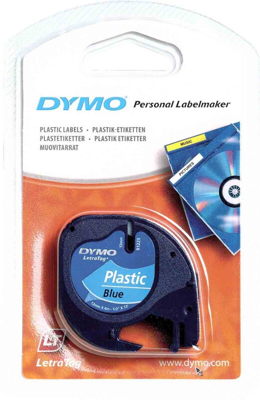 DYMO LETRATAG ŞERİT PLASTİK MAVİ 0721650 - 1