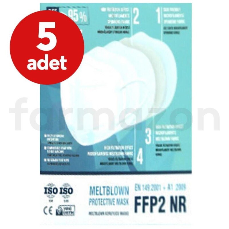 E-Sante FFP2 Maske 10lu 5li Eko Paket - 1